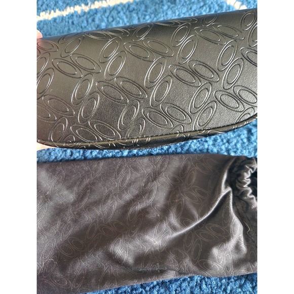 Oakley Soft Case Faux Leather Zip Up Glasses Case with Pouch - Picture 6 of 6